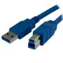 Câble USB A vers USB B Startech USB3SAB1M   Bleu de Startech, Câbles USB - Réf : S55057365, Prix : 13,75 €, Remise : %