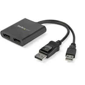 Splitter DisplayPort Startech MSTDP122DP Preto 4K Ultra HD de Startech, Cabos DisplayPort - Ref: S55057612, Preço: 60,90 €, D...