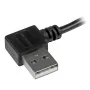 Câble USB vers Micro USB Startech USB2AUB2RA1M   Noir de Startech, Câbles USB - Réf : S55057674, Prix : 7,70 €, Remise : %