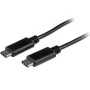 Câble USB C Startech USB2CC1M    USB C Noir de Startech, Câbles USB - Réf : S55057771, Prix : 14,99 €, Remise : %