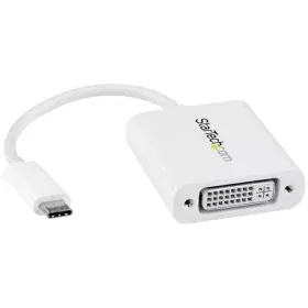 USB-C-zu-DVI-Adapter Startech CDP2DVIW    Weiß von Startech, Adapter - Ref: S55057785, Preis: 34,00 €, Rabatt: %