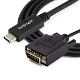 Adaptateur USB C vers DVI Startech CDP2DVIMM2MB Noir de Startech, Câbles USB - Réf : S55057904, Prix : 40,41 €, Remise : %