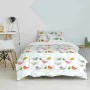 Duvet cover set HappyFriday Mr Fox Little birds Multicolour Single 2 Pieces by HappyFriday, Quilts and quilt covers - Ref: D1...