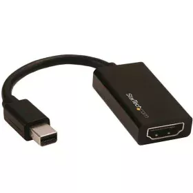 Adaptador Mini DisplayPort a HDMI Startech MDP2HD4K60S   4K Ultra HD Negro de Startech, Cables HDMI - Ref: S55057916, Precio:...