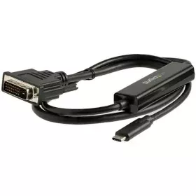 Câble USB C vers DVI-D Startech CDP2DVIMM1MB Noir 1 m de Startech, Câbles DVI - Réf : S55057922, Prix : 37,11 €, Remise : %