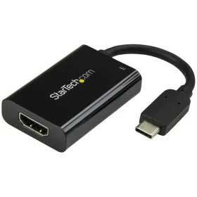 USB C to HDMI Adapter Startech CDP2HDUCP   Black 4K Ultra HD by Startech, HDMI - Ref: S55057938, Price: 39,48 €, Discount: %