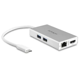 Hub USB Startech DKT30CHPDW Blanc 60 W de Startech, Hubs USB - Réf : S55058060, Prix : 46,68 €, Remise : %