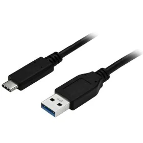 Cable USB A a USB C Startech USB315AC1M   Negro de Startech, Cables USB - Ref: S55058140, Precio: 17,70 €, Descuento: %