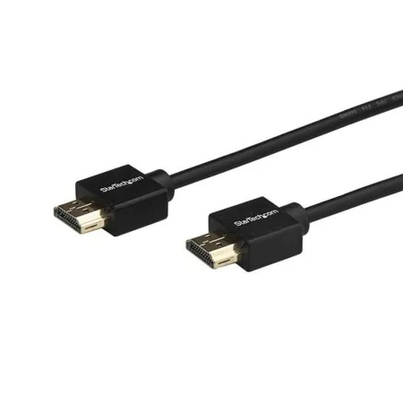 Cable HDMI Startech HDMM2MLP 4K Ultra HD 2 m Negro de Startech, Cables HDMI - Ref: S55058177, Precio: 19,00 €, Descuento: %