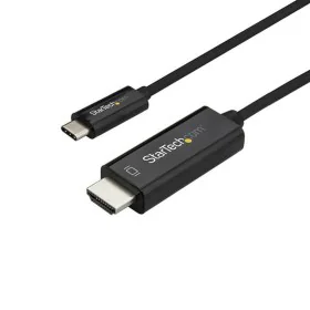 Adaptateur USB C vers HDMI Startech CDP2HD1MBNL   Noir 1 m de Startech, Câbles HDMI - Réf : S55058301, Prix : 41,13 €, Remise...