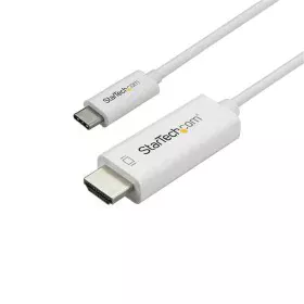 Adaptateur USB C vers HDMI Startech CDP2HD1MWNL Blanc de Startech, Câbles HDMI - Réf : S55058309, Prix : 37,61 €, Remise : %