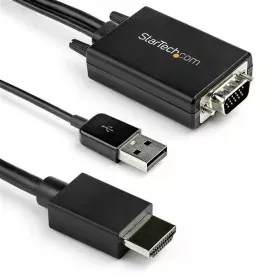 Adaptador HDMI para VGA Startech VGA2HDMM2M   (2 m) Preto de Startech, Cabos HDMI - Ref: S55058866, Preço: 46,13 €, Desconto: %