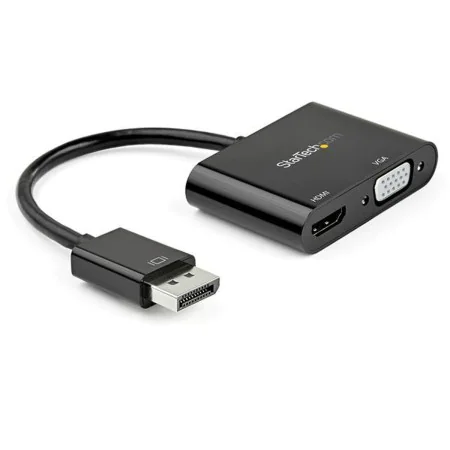 Adattatore Display Port con HDMI/VGA Startech DP2VGAHD20   4K Ultra HD Nero di Startech, Cavi HDMI - Rif: S55058878, Prezzo: ...