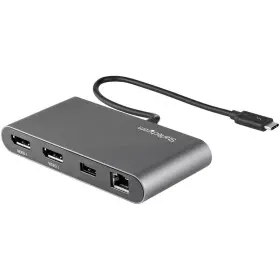 Station d'acceuil Startech TB3DKM2DPL 4K Ultra HD Gris de Startech, Hubs USB - Réf : S55059023, Prix : 122,57 €, Remise : %