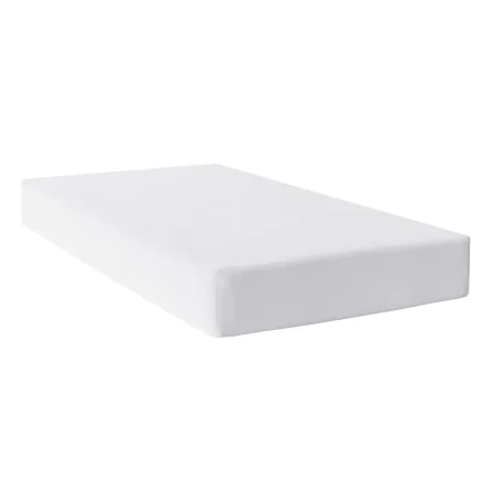 Fitted bottom sheet HappyFriday BASIC White 105 x 200 x 32 cm by HappyFriday, Sheets and pillowcases - Ref: D1610373, Price: ...