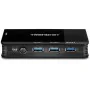 Switch Trendnet TK-U404 USB Negro de Trendnet, Switches de red - Ref: S55065995, Precio: 45,02 €, Descuento: %