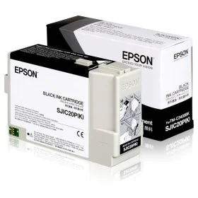 Cartouche d'encre originale Epson SJIC20P(K) Noir de Epson, Toners et encre pour imprimante - Réf : S55080978, Prix : 82,12 €...