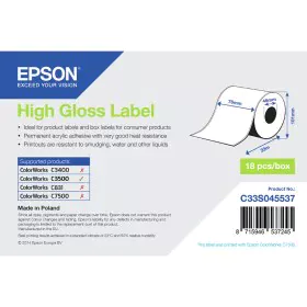 Rouleau de Papier Thermique Epson C33S045537 (1 Unités) de Epson, Rouleaux de papier thermique - Réf : S55080987, Prix : 25,9...