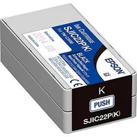 Original Ink Cartridge Epson SJIC22P(K) Black by Epson, Printer toners and inks - Ref: S55080990, Price: 33,76 €, Discount: %