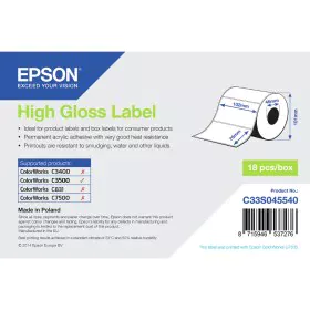 Etiquettes pour Imprimante Epson C33S045540 de Epson, Étiquettes adhésives et autocollants - Réf : S55080993, Prix : 30,55 €,...