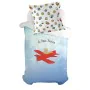 Federa HappyFriday Le Petit Prince Son avion Multicolore 80 x 80 cm di HappyFriday, Lenzuola e federe per cuscino - Rif: D161...