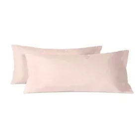 Taie d'oreiller HappyFriday BASIC Rose clair 45 x 110 cm (2 Unités) de HappyFriday, Draps et taies d'oreiller - Réf : D161047...