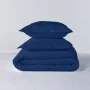 Housse de Couette HappyFriday Basic Blue marine 240 x 220 cm de HappyFriday, Couettes et housses de couette - Réf : D1610506,...