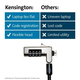 Security Cable Kensington K60600WW by Kensington, Security Locks - Ref: S55120650, Price: 47,38 €, Discount: %