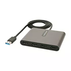 Adaptador USB 3.0 a HDMI Startech USB32HD4 Negro Gris Multicolor 1 m de Startech, Cables USB - Ref: S55125995, Precio: 118,75...