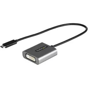 Adaptador USB C a DVI Startech CDP2DVIEC Negro Plateado Negro/Plateado de Startech, Cables USB - Ref: S55125997, Precio: 34,0...