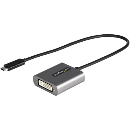 Adaptador USB C a DVI Startech CDP2DVIEC Negro Plateado Negro/Plateado de Startech, Cables USB - Ref: S55125997, Precio: 37,1...