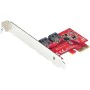 Carte PCI Startech SATA PCIE CARD 2 de Startech, Cartes de port - Réf : S55137081, Prix : 46,81 €, Remise : %