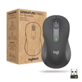 Souris sans-fil Logitech M650 Gris Graphite 4000 dpi de Logitech, Souris - Réf : S55144385, Prix : 54,58 €, Remise : %