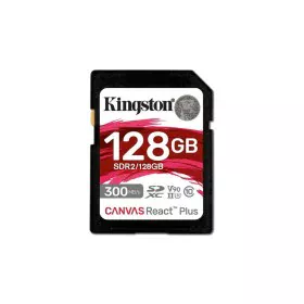 Tarjeta de Memoria Micro SD con Adaptador Kingston SDR2/128GB 128 GB 8K Ultra HD SDXC UHS-II de Kingston, Tarjetas de memoria...