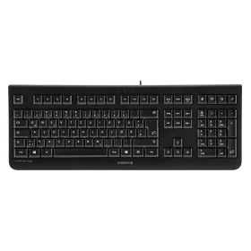 Clavier Cherry JK-0800DE-2 Noir Allemand QWERTZ de Cherry, Claviers - Réf : S55160060, Prix : 20,28 €, Remise : %