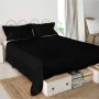 Top sheet HappyFriday Basic Black 210 x 270 cm by HappyFriday, Sheets and pillowcases - Ref: D1610566, Price: 27,21 €, Discou...