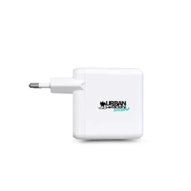 Chargeur Mural + Câble USB C Urban Factory GSC65UF Blanc de Urban Factory, Chargeurs - Réf : S55170173, Prix : 60,28 €, Remis...