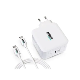 Chargeur Mural + Câble USB C Urban Factory GSC10UF Blanc de Urban Factory, Chargeurs - Réf : S55170174, Prix : 91,49 €, Remis...