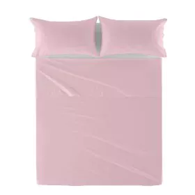 Top sheet HappyFriday Basic Light Pink 160 x 270 cm by HappyFriday, Sheets and pillowcases - Ref: D1610575, Price: 19,38 €, D...