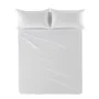 Lençol de cima HappyFriday Basic Branco 160 x 270 cm de HappyFriday, Lençóis e capas de almofadas - Ref: D1610580, Preço: 15,...