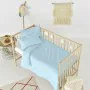 Duvet cover set HappyFriday Basic Kids Blue Baby Crib 2 Pieces by HappyFriday, Quilts and quilt covers - Ref: D1610588, Price...