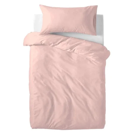 Duvet cover set HappyFriday Basic Kids Light Pink Baby Crib 2 Pieces by HappyFriday, Quilts and quilt covers - Ref: D1610598,...