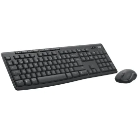 Keyboard and Wireless Mouse Logitech MK370 Azerty French Grey Graphite by Logitech, Keyboard & Mouse Sets - Ref: S55230505, P...