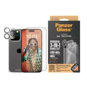 Film Protecteur pour Téléphone Portable Panzer Glass B1175+2812 Apple iPhone 15 Pro Max de Panzer Glass, Films et protections...