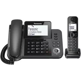 Telefono Fisso Panasonic KX-TGF310 Bianco Nero Grigio di Panasonic, Telefoni analogici - Rif: S55244298, Prezzo: 108,32 €, Sc...