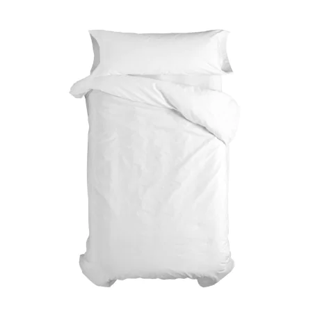 Duvet cover set HappyFriday Basic Kids White Single 2 Pieces by HappyFriday, Quilts and quilt covers - Ref: D1610614, Price: ...