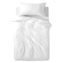 Duvet cover set HappyFriday Basic Kids White Baby Crib 2 Pieces by HappyFriday, Quilts and quilt covers - Ref: D1610617, Pric...