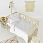 Duvet cover set HappyFriday Basic Kids White Baby Crib 2 Pieces by HappyFriday, Quilts and quilt covers - Ref: D1610617, Pric...