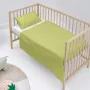 Bedding set HappyFriday BASIC KIDS Green Baby Crib 2 Pieces by HappyFriday, Bed linen for cots - Ref: D1610625, Price: 12,28 ...