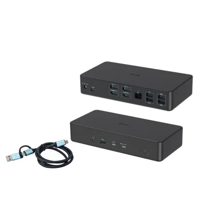 Station d'acceuil i-Tec CADUAL4KDOCKPD2 Noir de i-Tec, Hubs USB - Réf : S55249314, Prix : 220,55 €, Remise : %